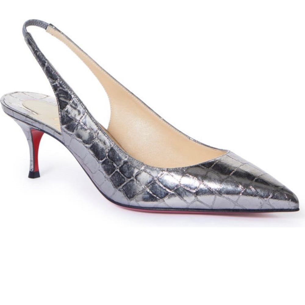 Authentic Christian Louboutin - Kate Pointed Toe Slingback Pump.  Size 38